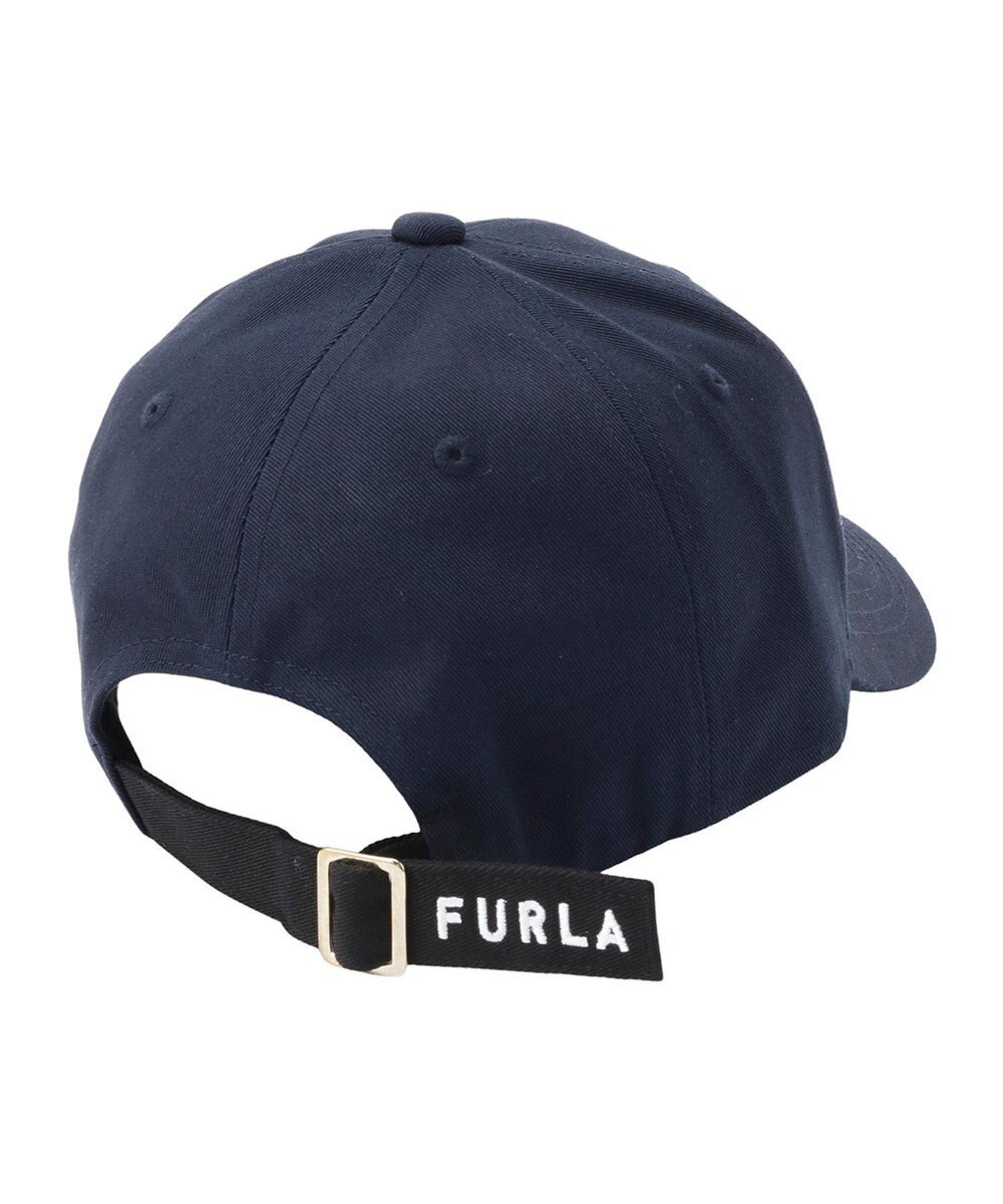 MOONBAT FURLA(フルラ) ロゴ刺繍キャップ UV対策/手洗い可能/抗菌防臭加工 