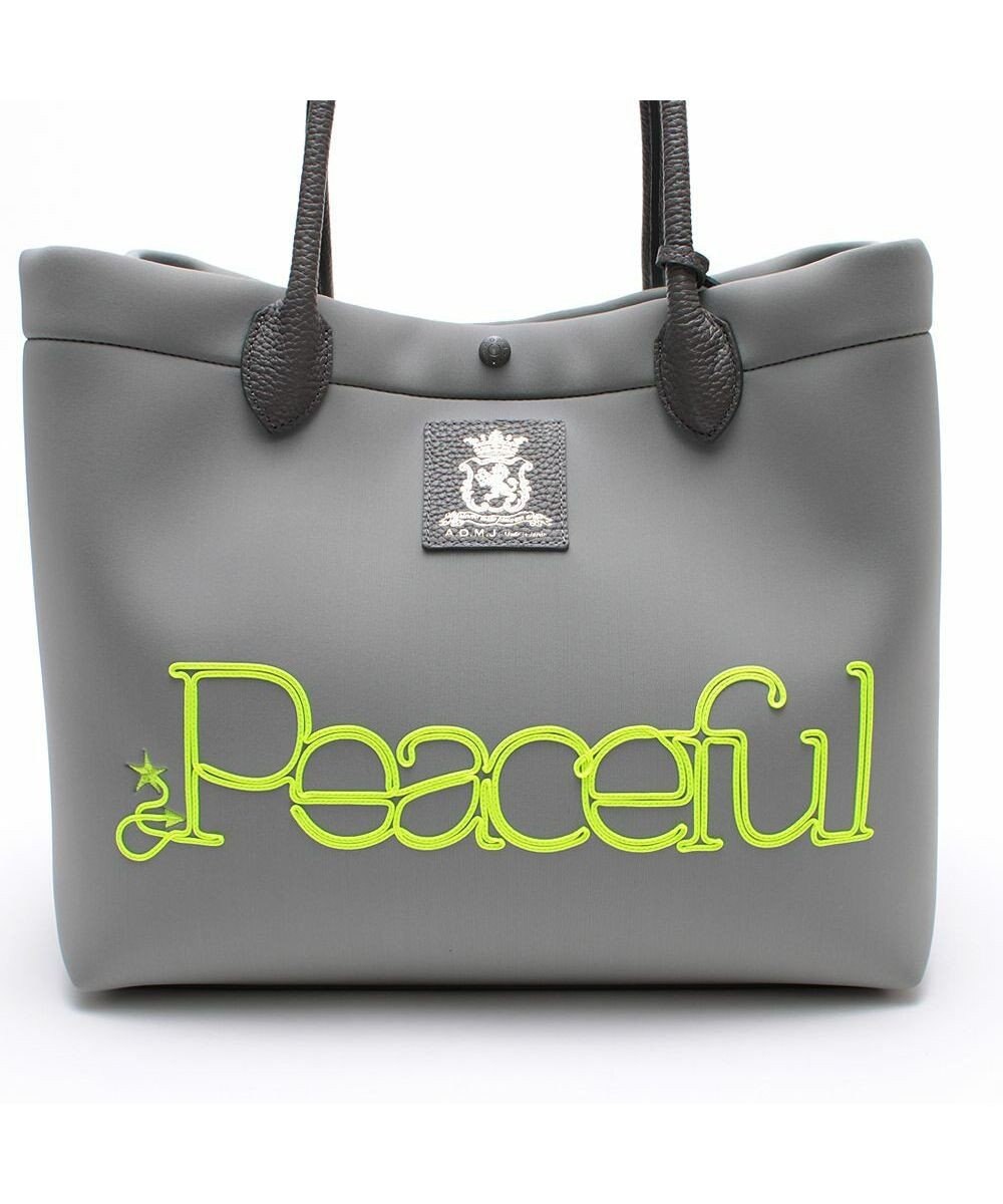 A.D.M.J. 【魔法の様に軽い】マジックライト/コード刺しゅうキューブトート34cm 