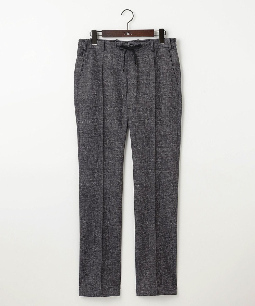 JOSEPH ABBOUD 【ウエストも伸びる！/ストレッチ/弱撥水】フランネルジャージ コンフォートパンツ 