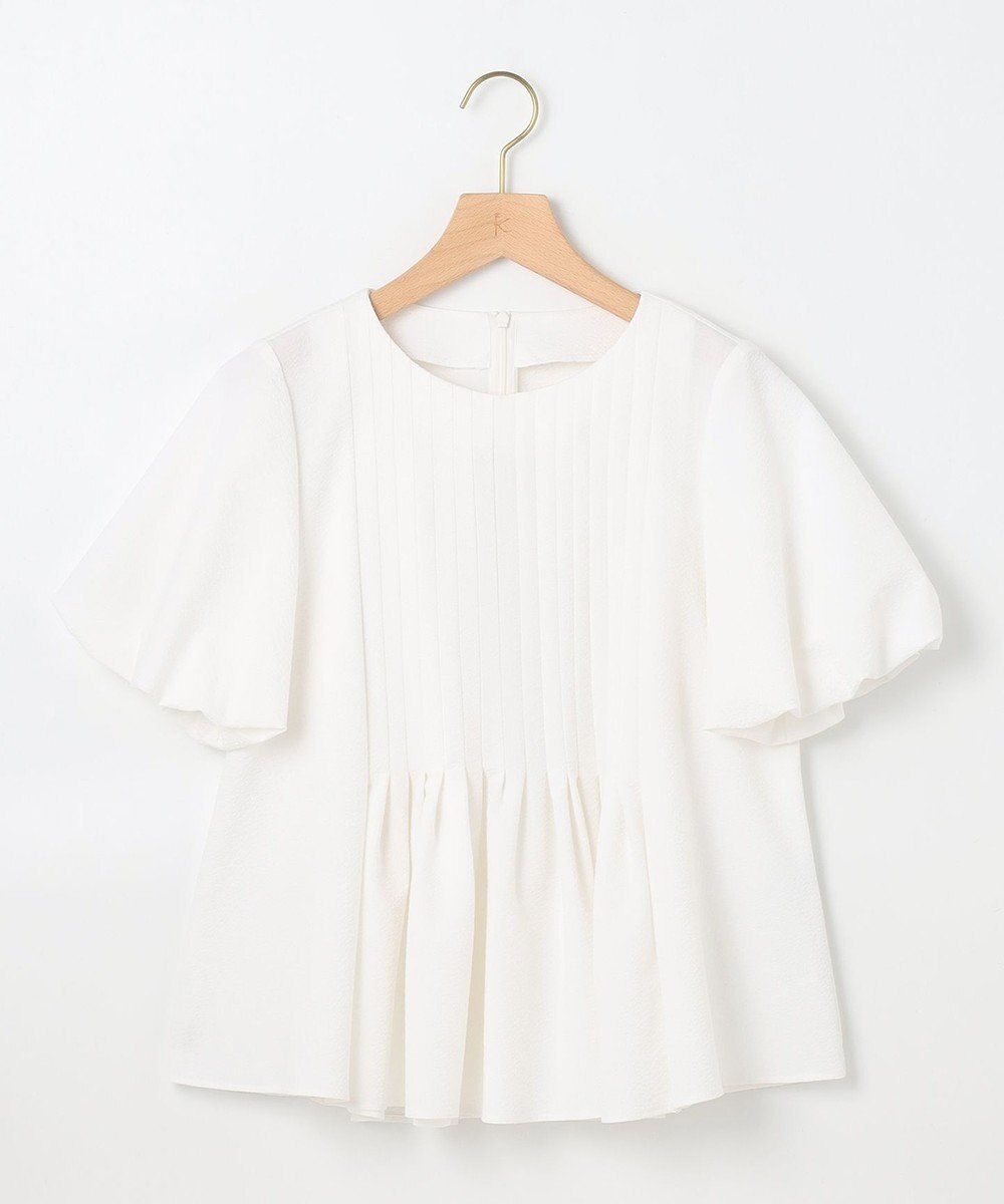 組曲 S ドビーストライプピンタック ブラウス 