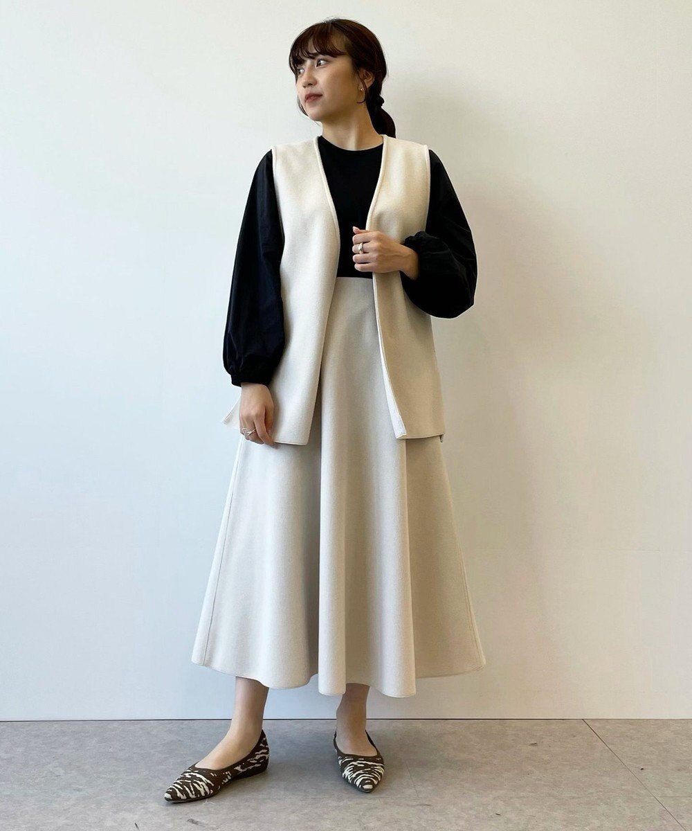 UNFILO 【セットアップ対応】ウールライク スカート 