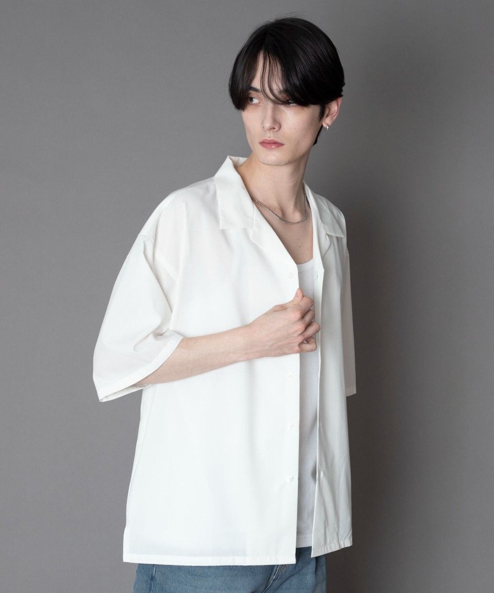 WEGO 【セットアップ対応】TRオープンカラーシャツ（SS） 