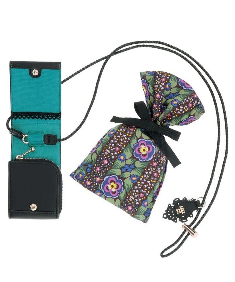 ANNA SUI エニータイム ショルダー付きミニマルチケース 