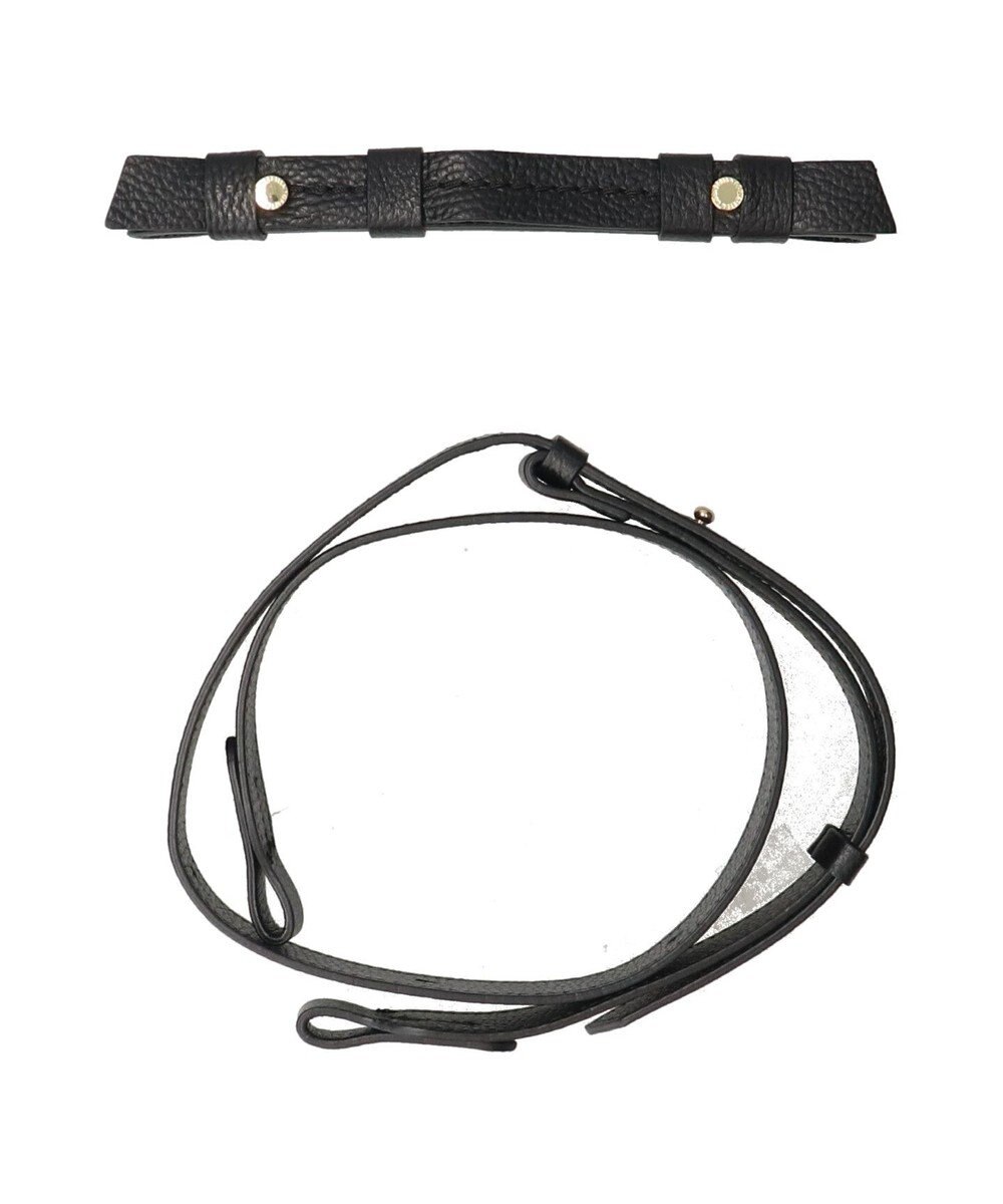 INTER-CHAUSSURES 【LORISTELLA】シュリンクレザーホーボーバッグ 