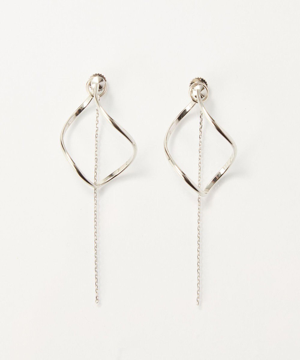 Phoebe 【セレモニーセット】マルチwayメタルボールパールネックレス×2wayグレースツイストラインイヤリングSET 