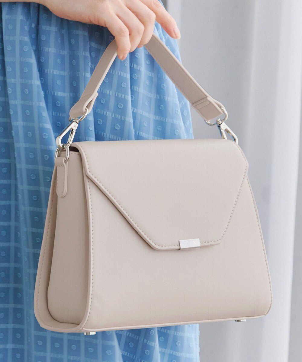 Tiaclasse 【安田美沙子さん着用・4way /2TYPEハンドル】パールチェーン付きハーフフォーマルミニバッグ 