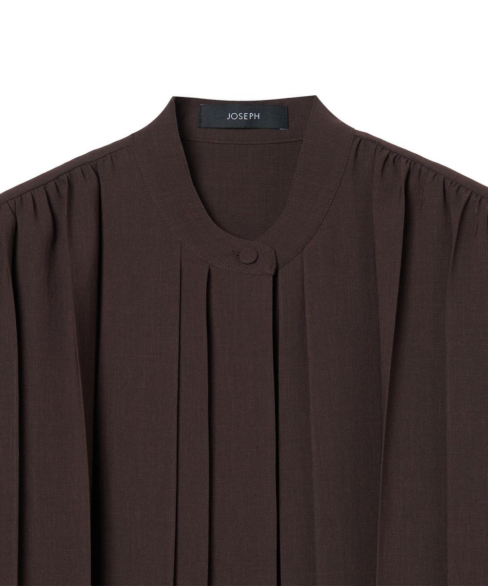 JOSEPH エアリープリッセ　ロングスリーブブラウス 