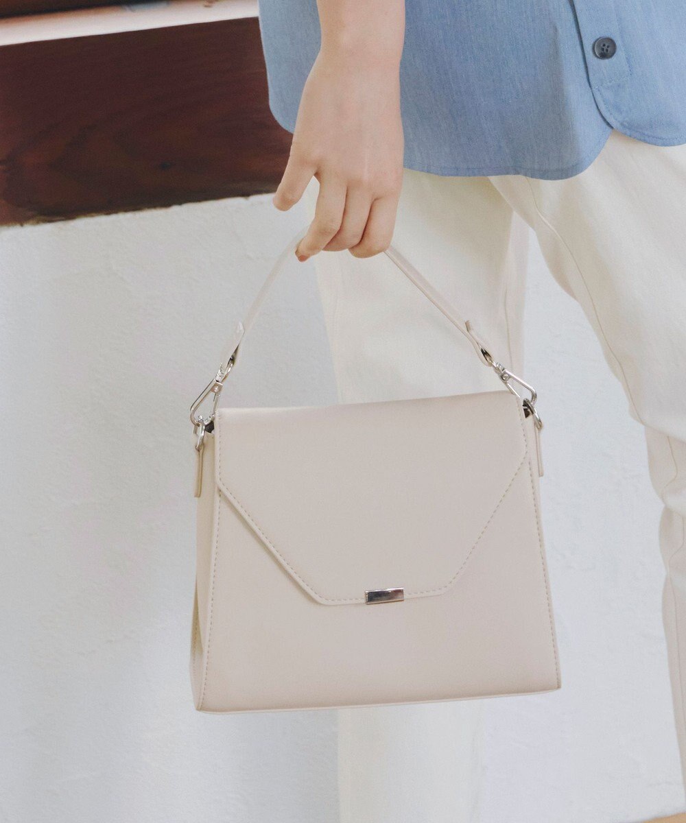 Tiaclasse 【安田美沙子さん着用・4way /2TYPEハンドル】パールチェーン付きハーフフォーマルミニバッグ 