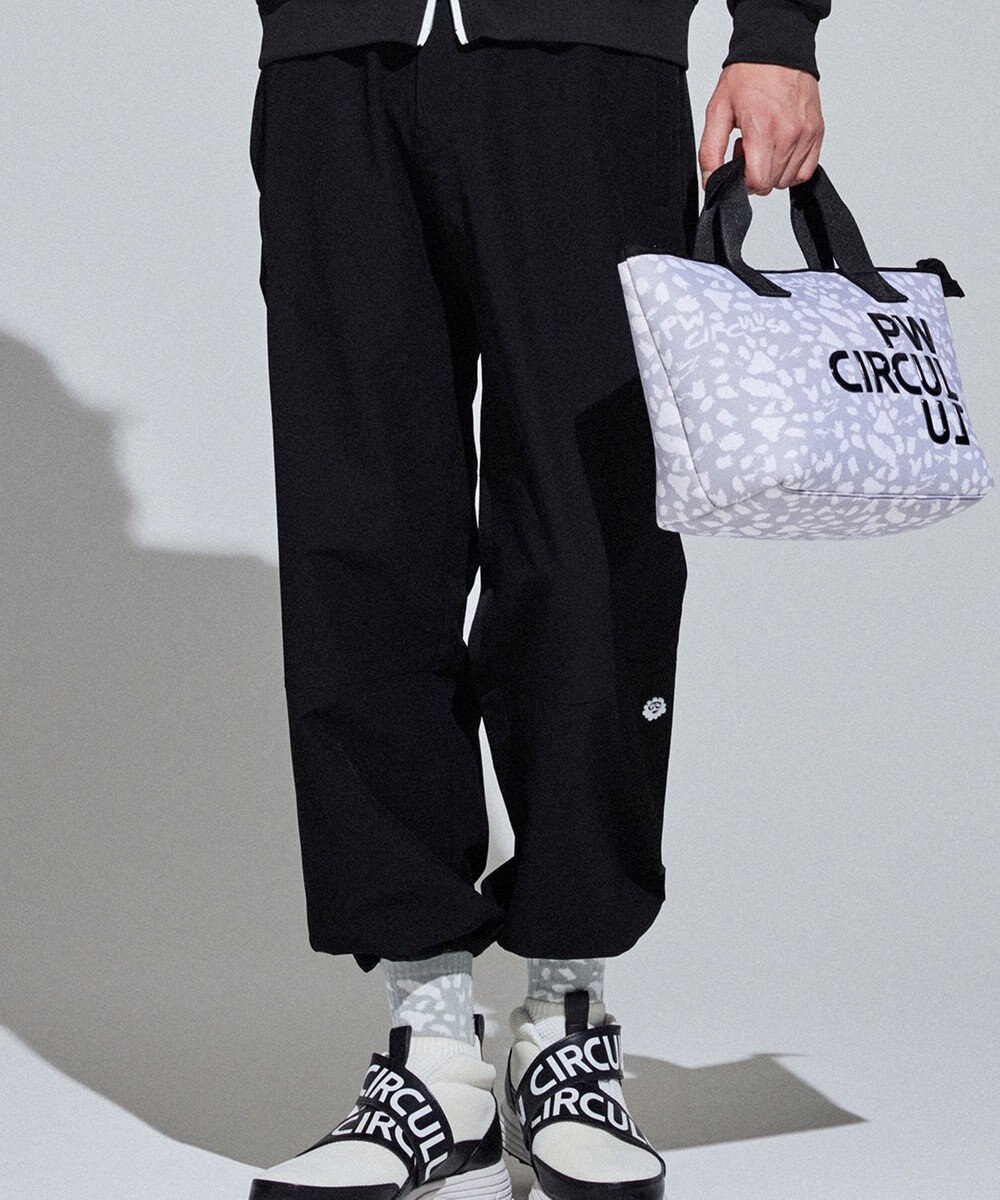 PW CIRCULUS 【裾スピンドル付 / 伸縮性あり 】【MEN】ベルト付 ヘムスピンドルパンツ 