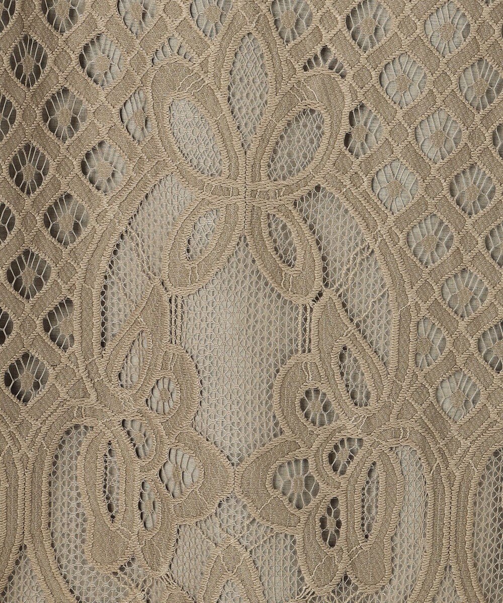 自由区 L パネルレース ブラウス 