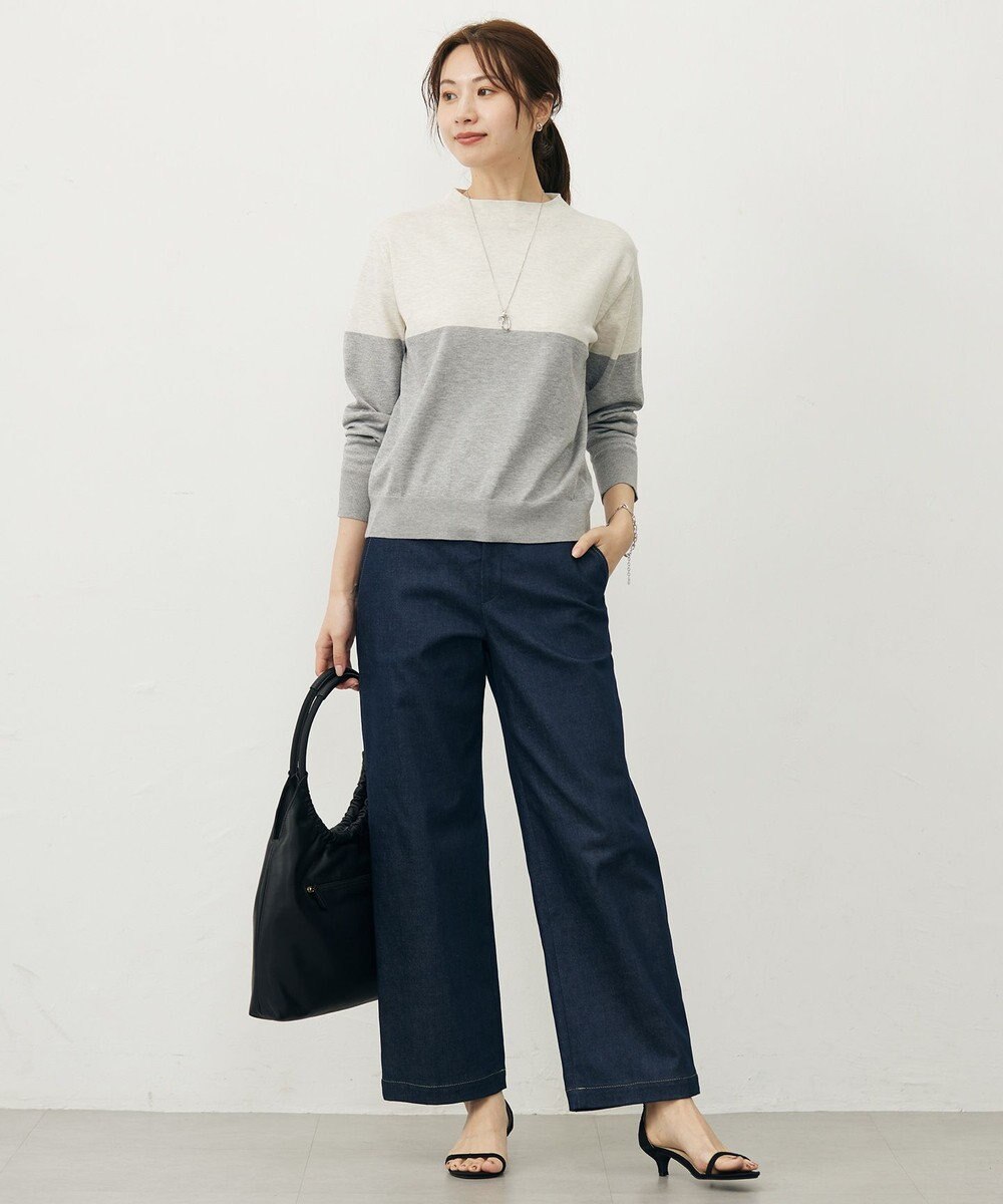 J.PRESS LADIES ノットオーバル ワントップ ネックレス 