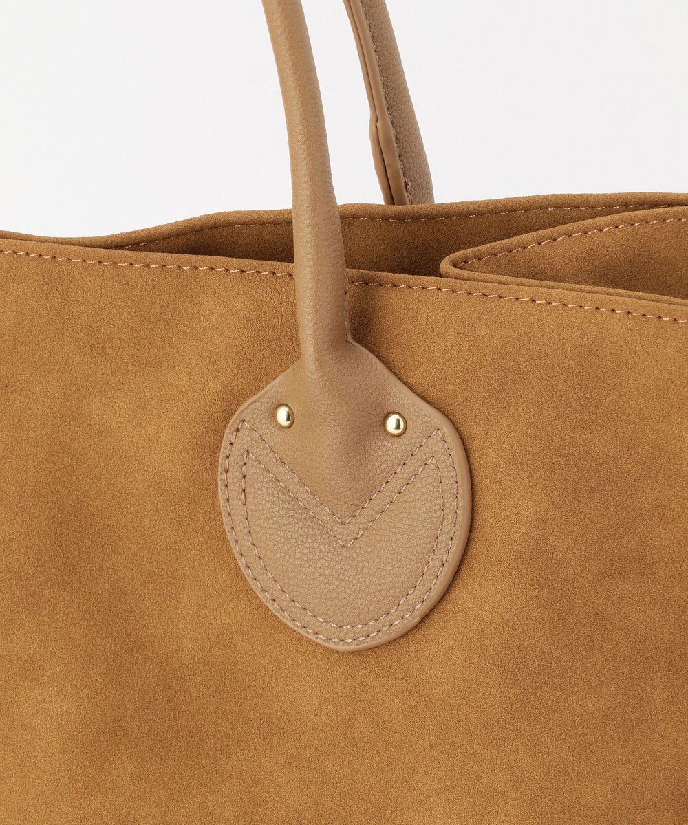 UNBILLION cachecache 丸手根革スクエアトートバッグ 