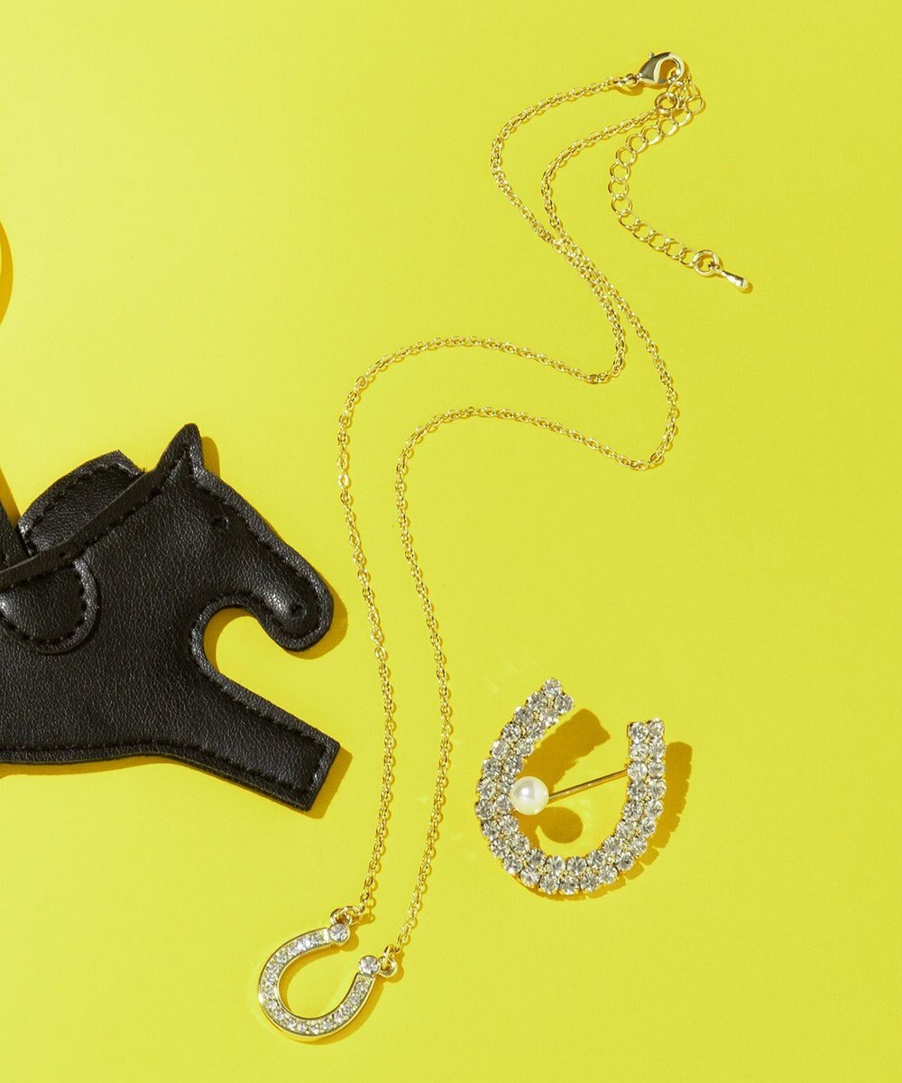 組曲 【2026年干支/開運コレクション】ホースシュープチ ネックレス 