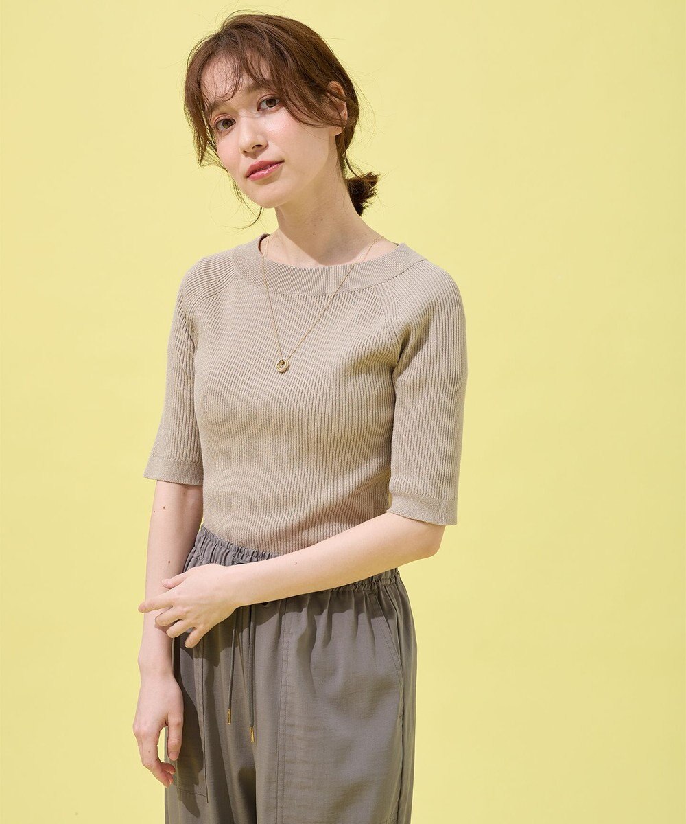 ANY ラメリブニット 