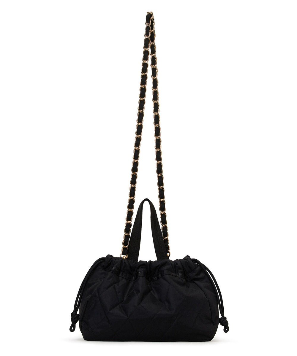 LeSportsac CHAIN E/W DRAWSTRING BAG/ミッドナイトキルトチェーン 