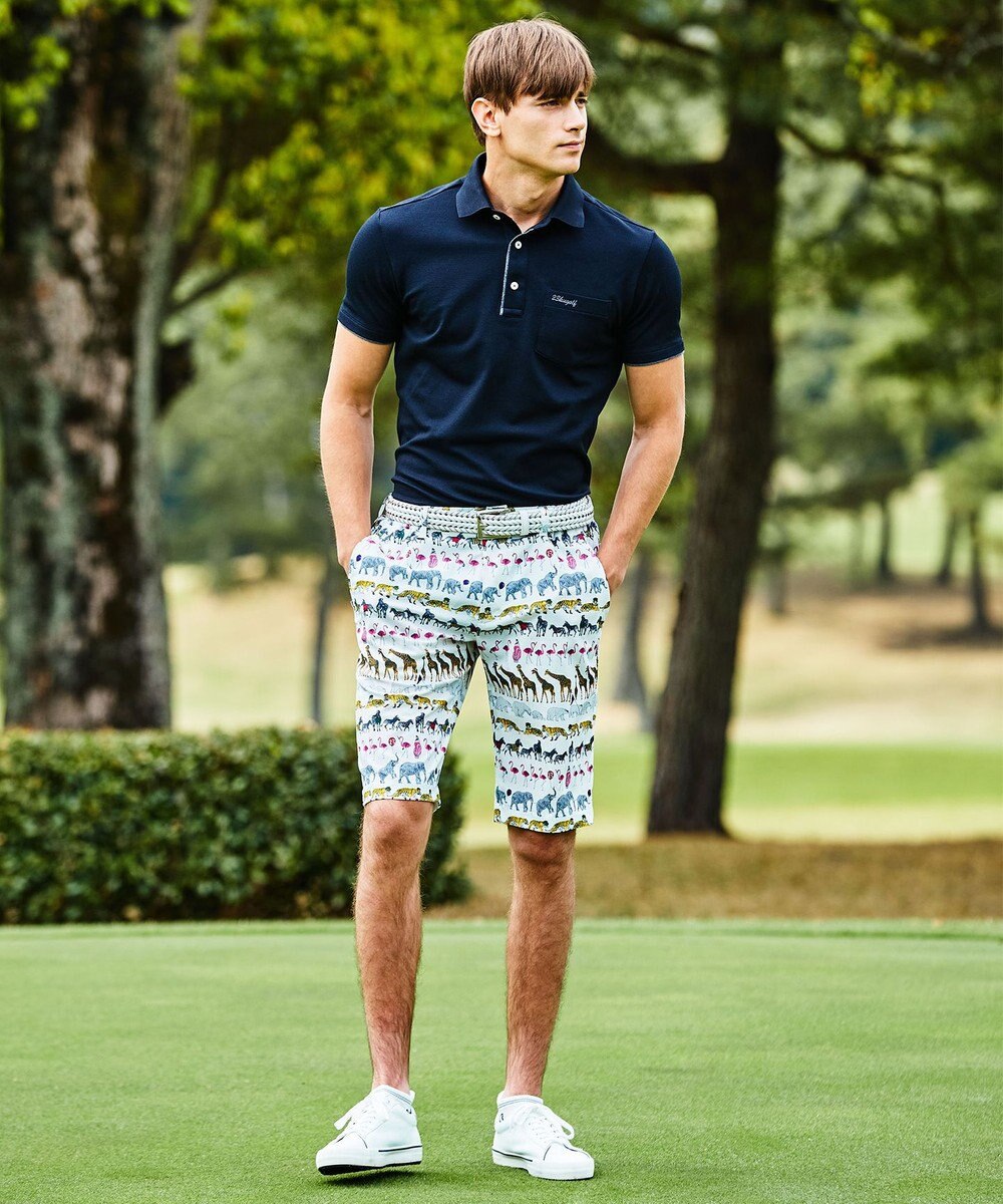 23区GOLF 新色追加！全色揃えたくなる逸品【MEN】【WEB限定/消臭/UV/吸汗速乾】カノコポロシャツ 