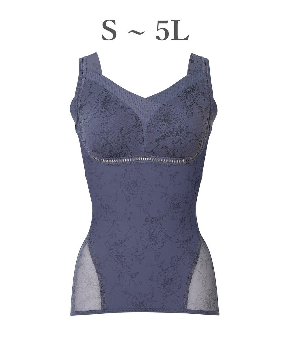 BRADELIS New York 【Yukine inc. 】ゆきねえモアソフト快適バストホールドシェイプブラキャミ24 通気性抜群 接触冷感で快適 補正 ブラトップ YH524101 