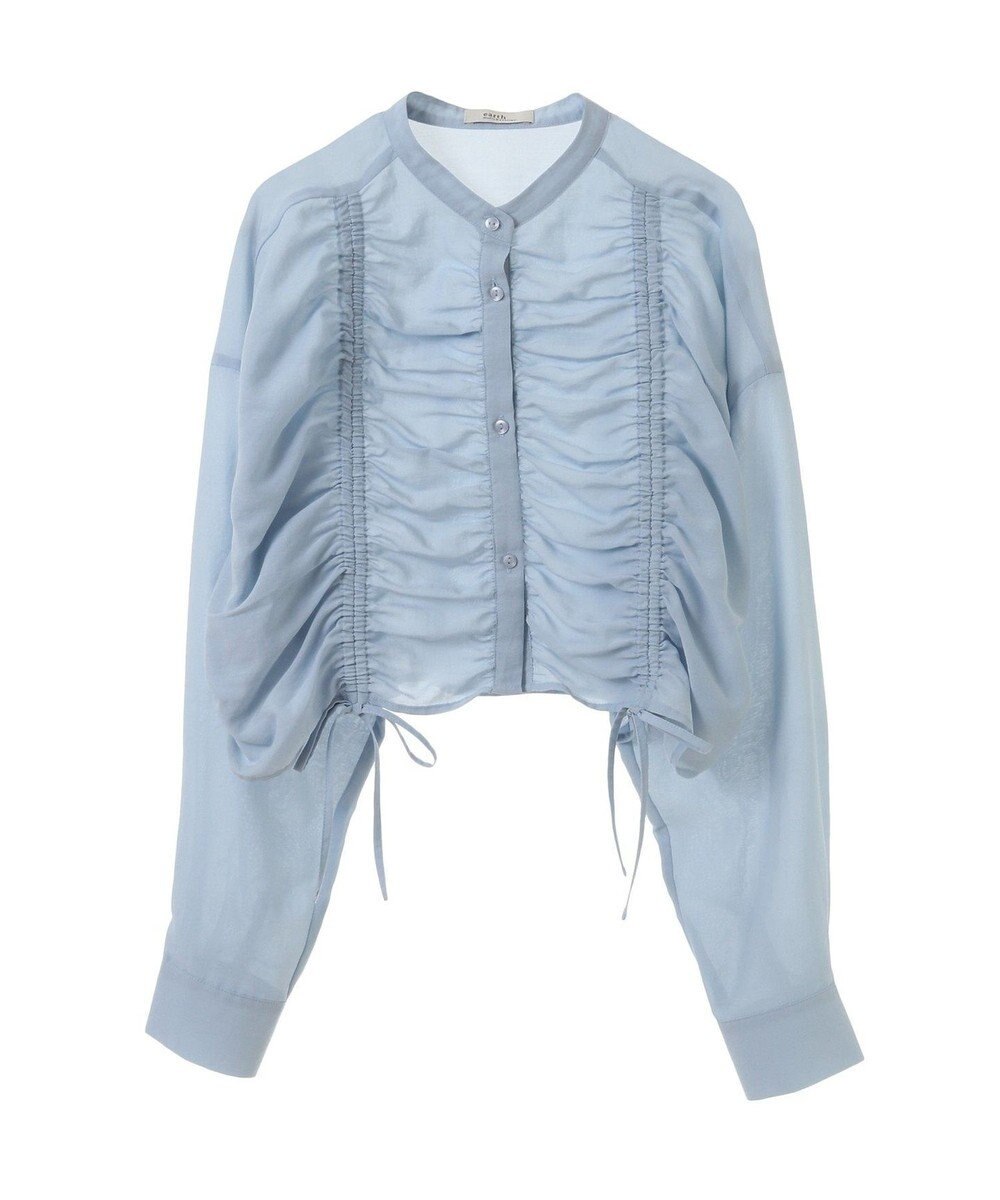 earth music&ecology フロントドロストショートシャツ 