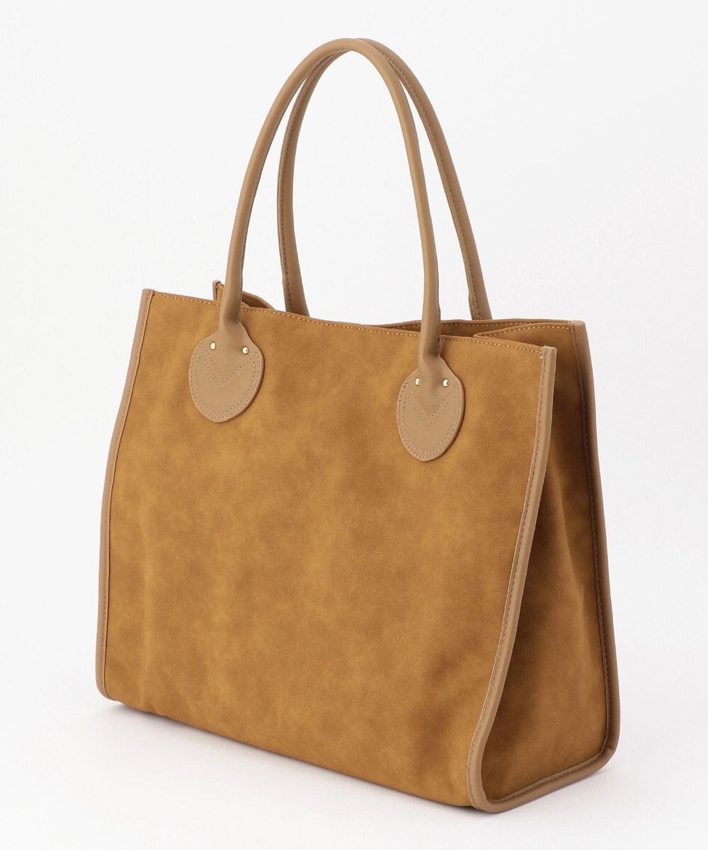 UNBILLION cachecache 丸手根革スクエアトートバッグ 