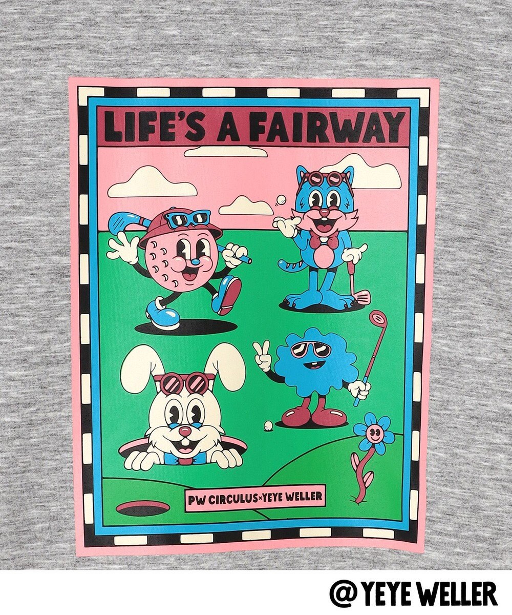 PW CIRCULUS 【UNISEX】【コラボアイテム】Yeyeコラボ スウェット ゴルフ 