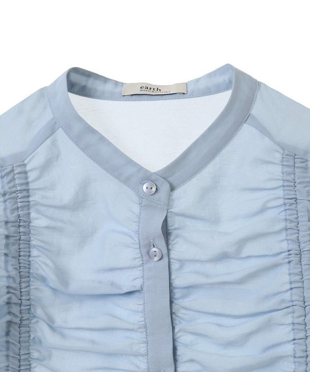 earth music&ecology フロントドロストショートシャツ 
