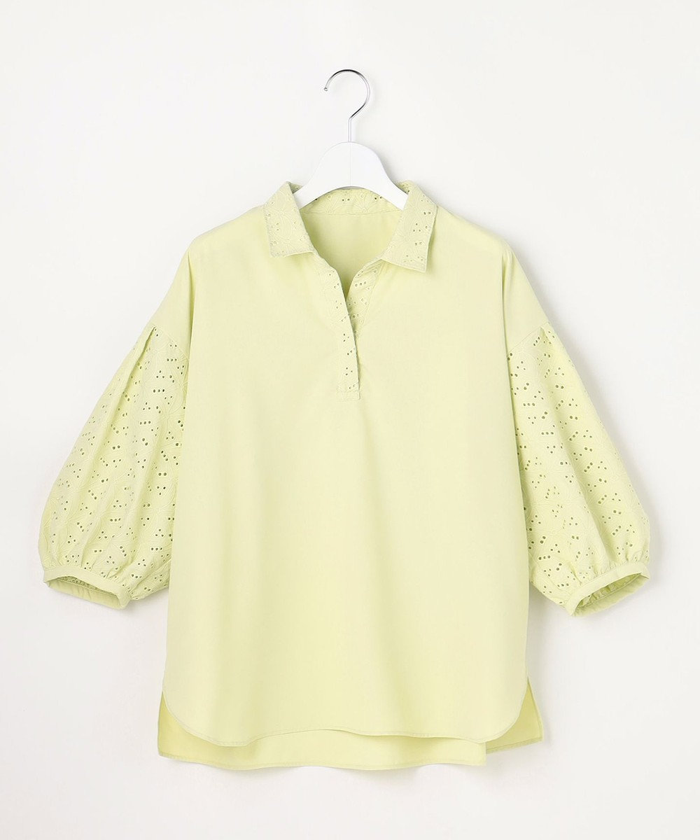 ANY SIS レースパフスリーブ シャツ 