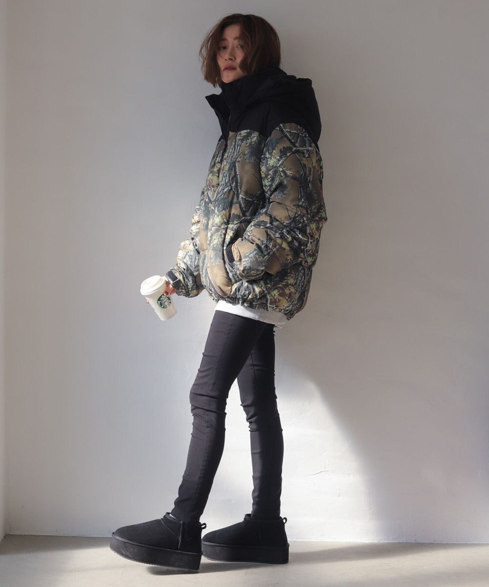 WEGO 【25年秋冬新作/ユニセックス着用ITEM/SMLサイズ展開】2WAYパファーブルゾン 