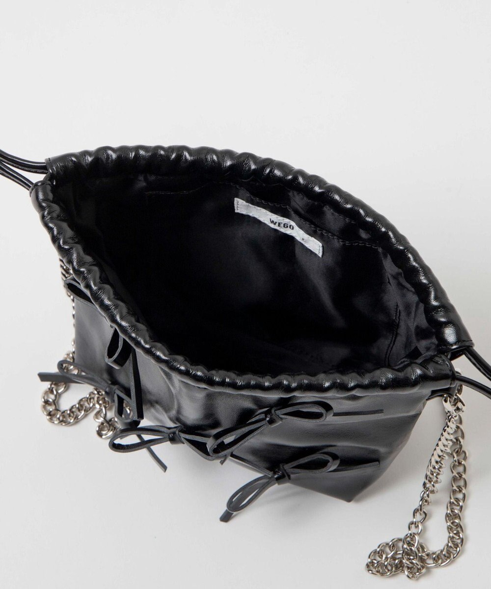 WEGO 巾着チェーンショルダー 