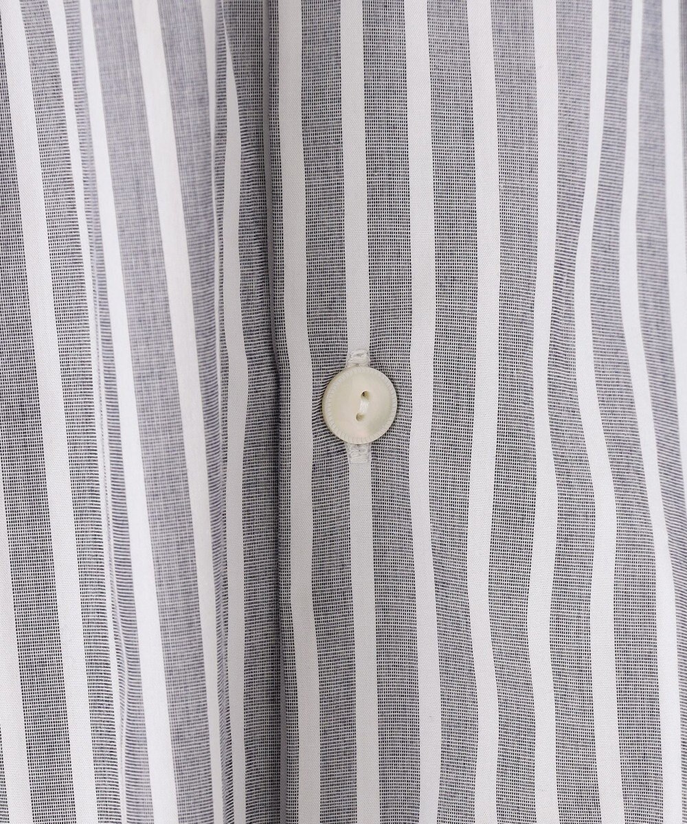 J.PRESS YORK STREET 【WOMEN】バックボタン ストライプブラウス 