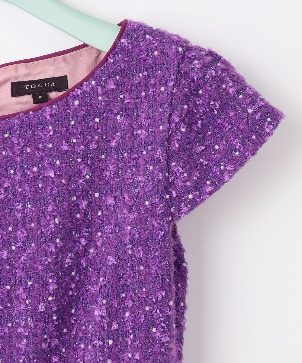 TOCCA CHIFFON TWEED ドレス 