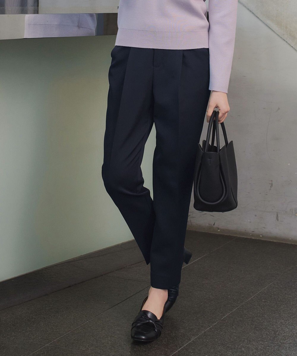 Tiaclasse 【ブラウス&ベスト&パンツ3点セット】リボンタイブラウス＋ベスト付き 3点セットアップ 