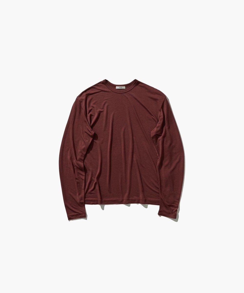 ATON MODAL SILK JERSEY | クルーネックプルオーバー 