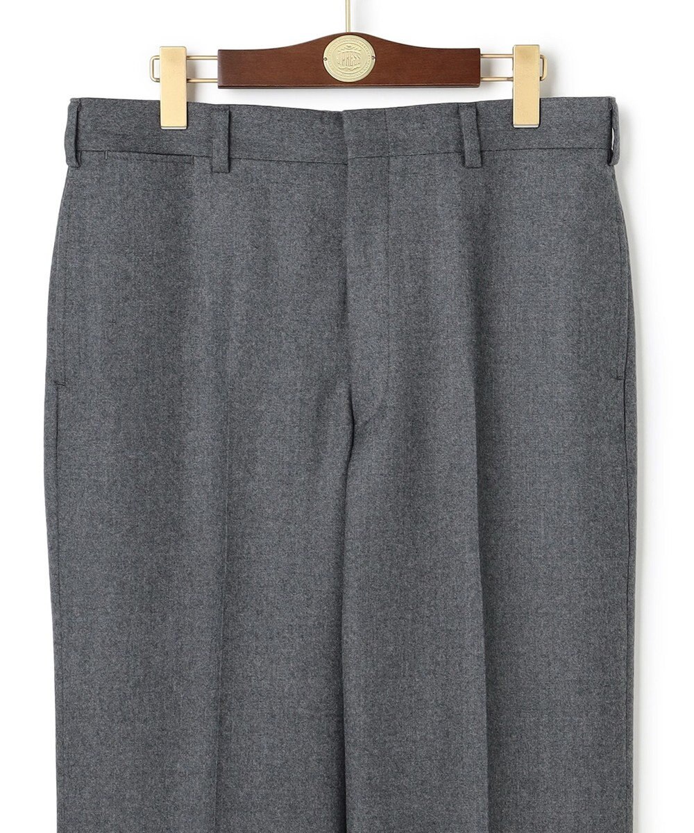 J.PRESS MEN 【J.PRESS ORIGINALS】Peppin Merino Saxony Piped Stem Trousers / Japan Made 