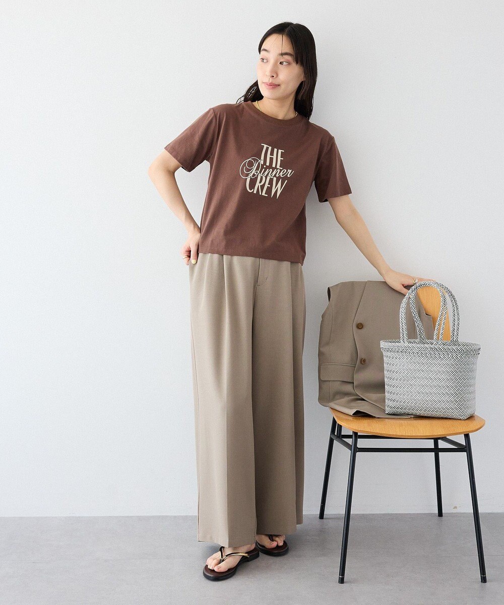 CRAFT STANDARD BOUTIQUE フロッキープリントＴシャツ 