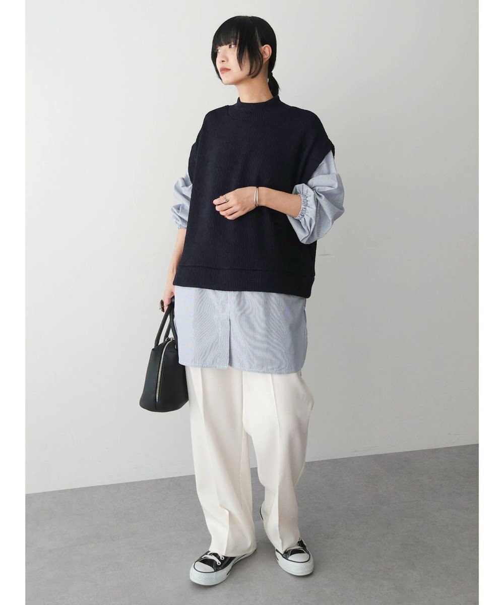 Green Parks ニットソードッキングチュニック 