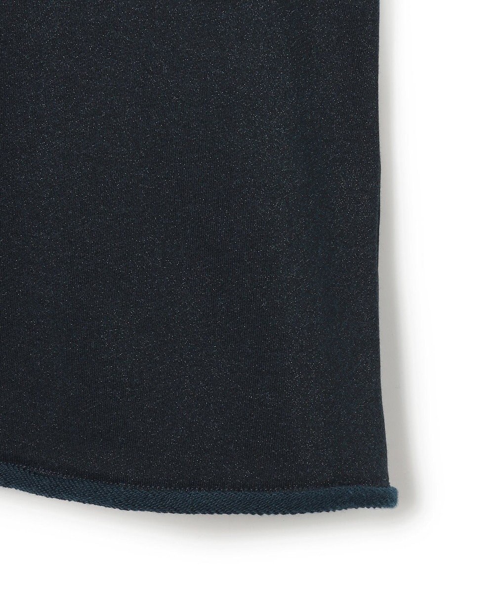 23区 【先行予約】シャイニーコットンテリー ハーフジップ スウェット 