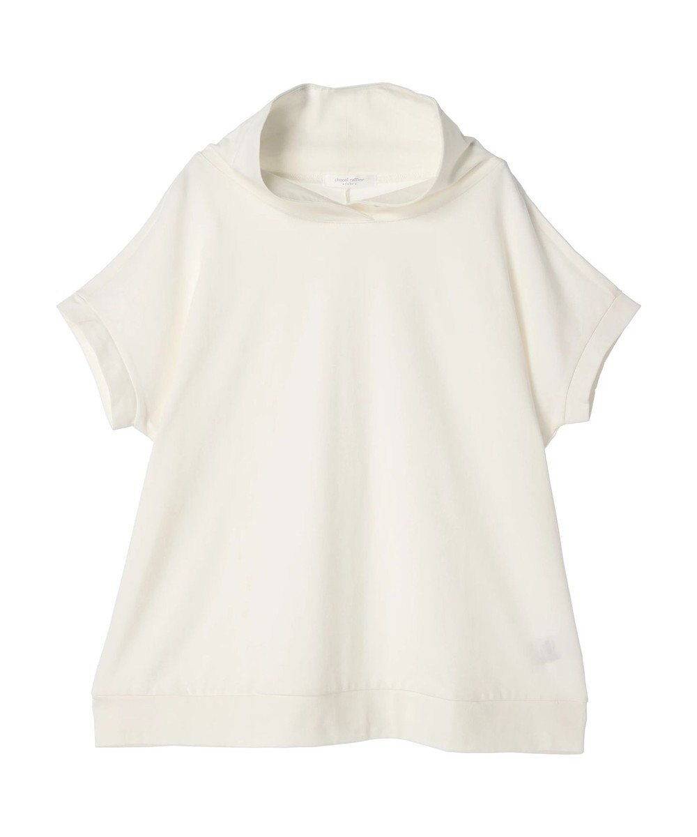 Green Parks フレンチスリーブ抜け襟カットプルオーバー 