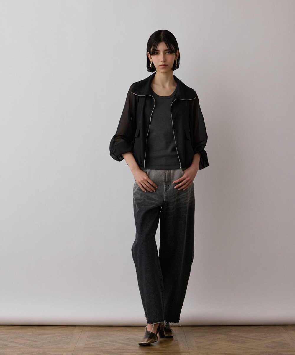 GRACE CONTINENTAL ブライトメッシュブルゾン 