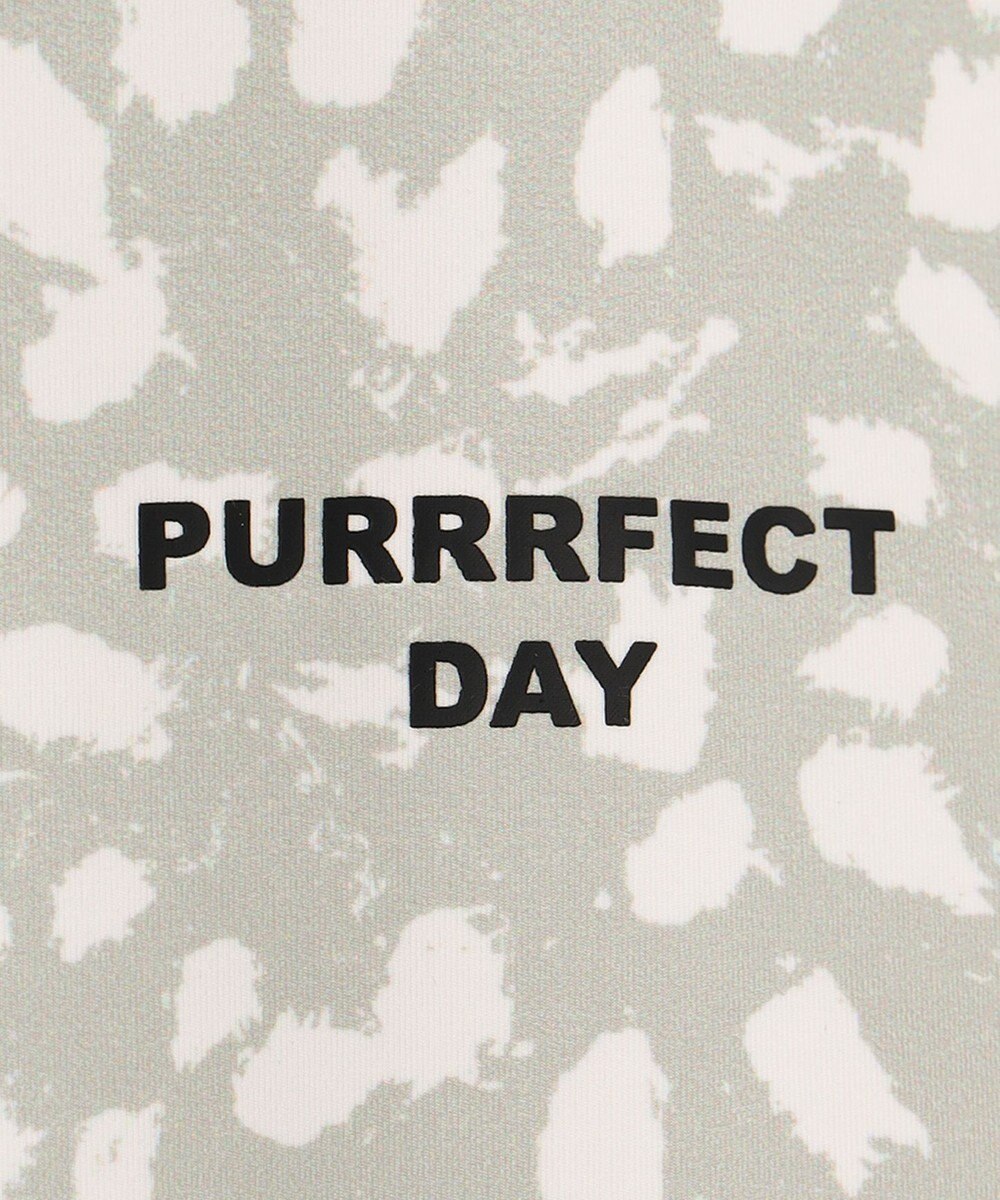 PW CIRCULUS 【WOMEN】【ストレッチ/UVケア】アニマルプリント ロゴ モックネック シャツ 