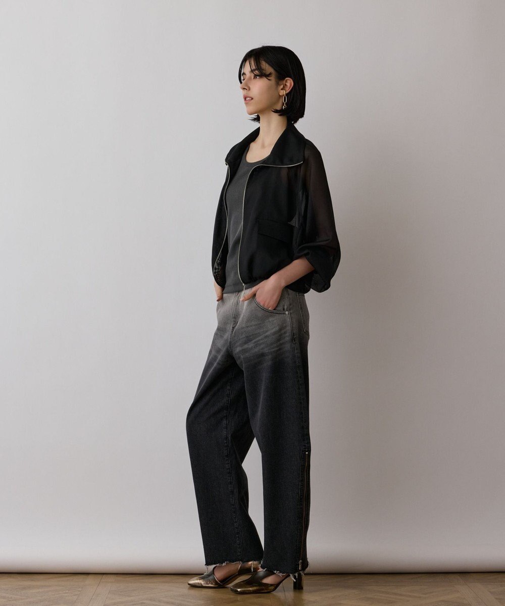 GRACE CONTINENTAL ブライトメッシュブルゾン 