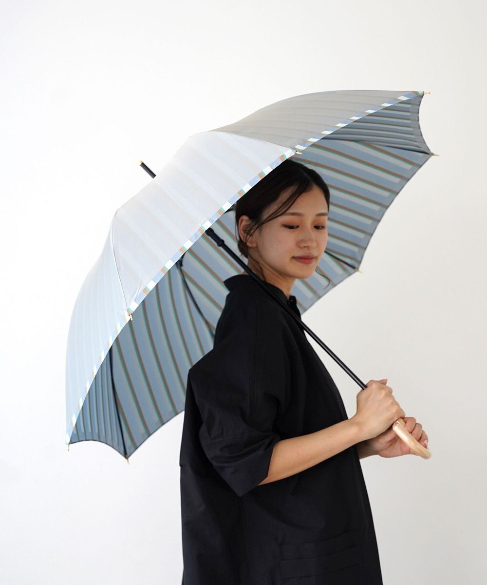 槇田商店 Riff  マロウブルー 長傘 