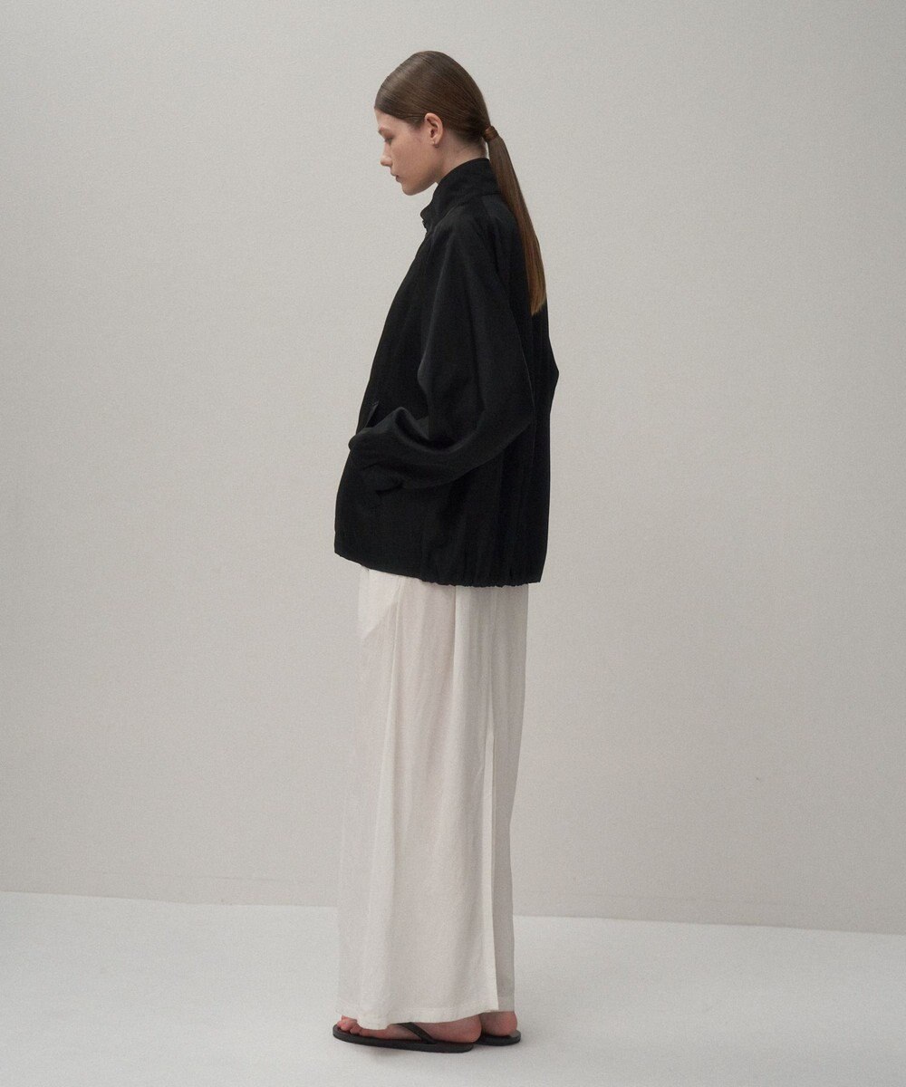 ATON NYLON TWILL | オーバーサイズハリントンジャケット 