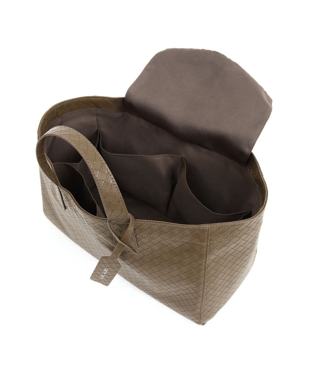 UNBILLION カシュカシュ cachecache / メッシュエンボス横長ショッパートート 