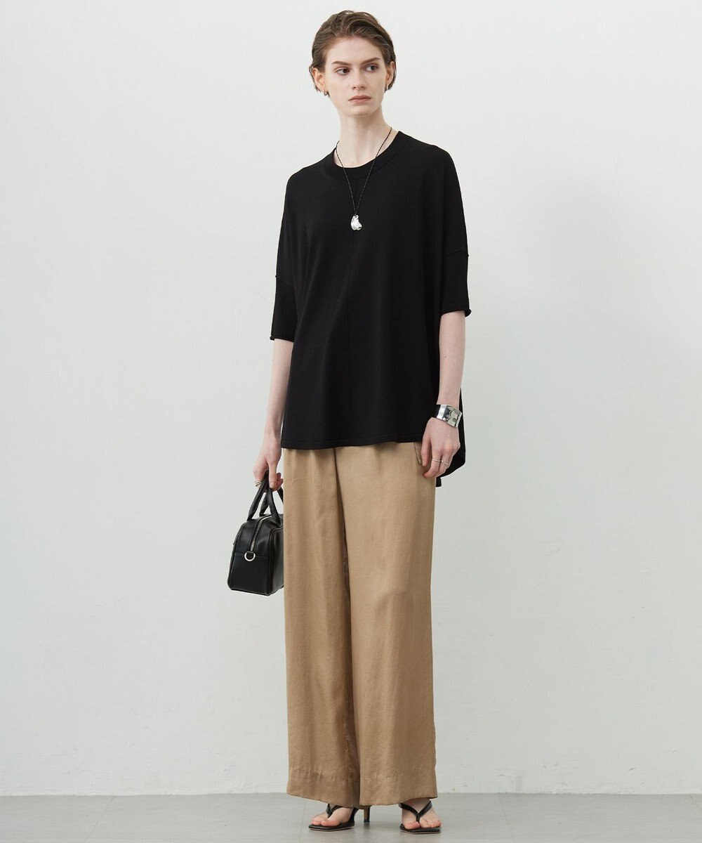 ICB L 【洗える】 キュプラピグメントクロス カーゴパンツ 