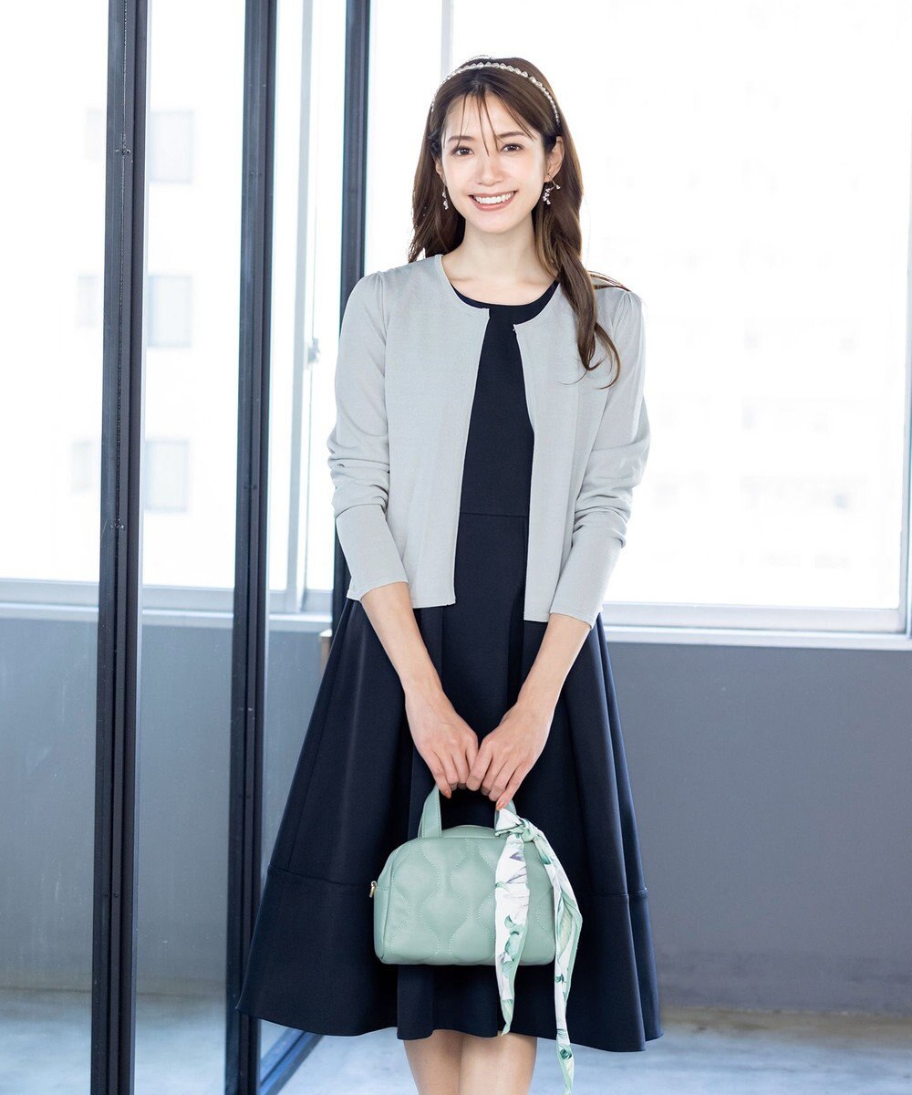 Tiaclasse 【洗える】ボレロ＆ワンピースセット 