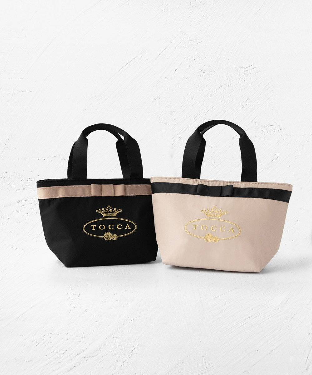 TOCCA 【WEB＆一部店舗限定】POINT OF RIBBON COOLERBAG クーラーバッグ ベージュ系