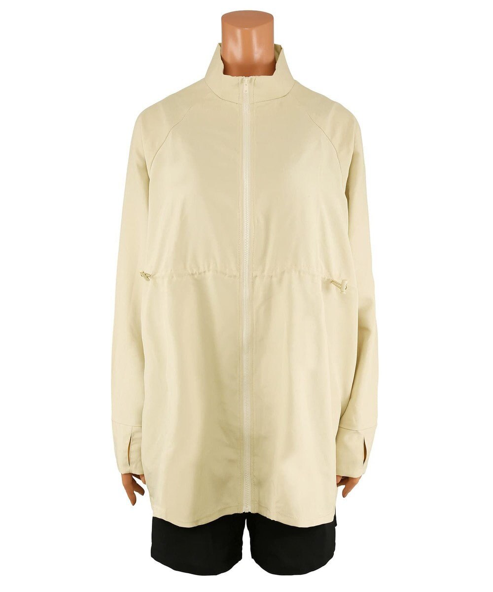 San-ai Resort（三愛水着楽園） 【WEB限定】5点セット バケットハット付きUVカット リブタンキニ+ラッシュガードセット水着【BeachQueen(ビーチクイーン）】 