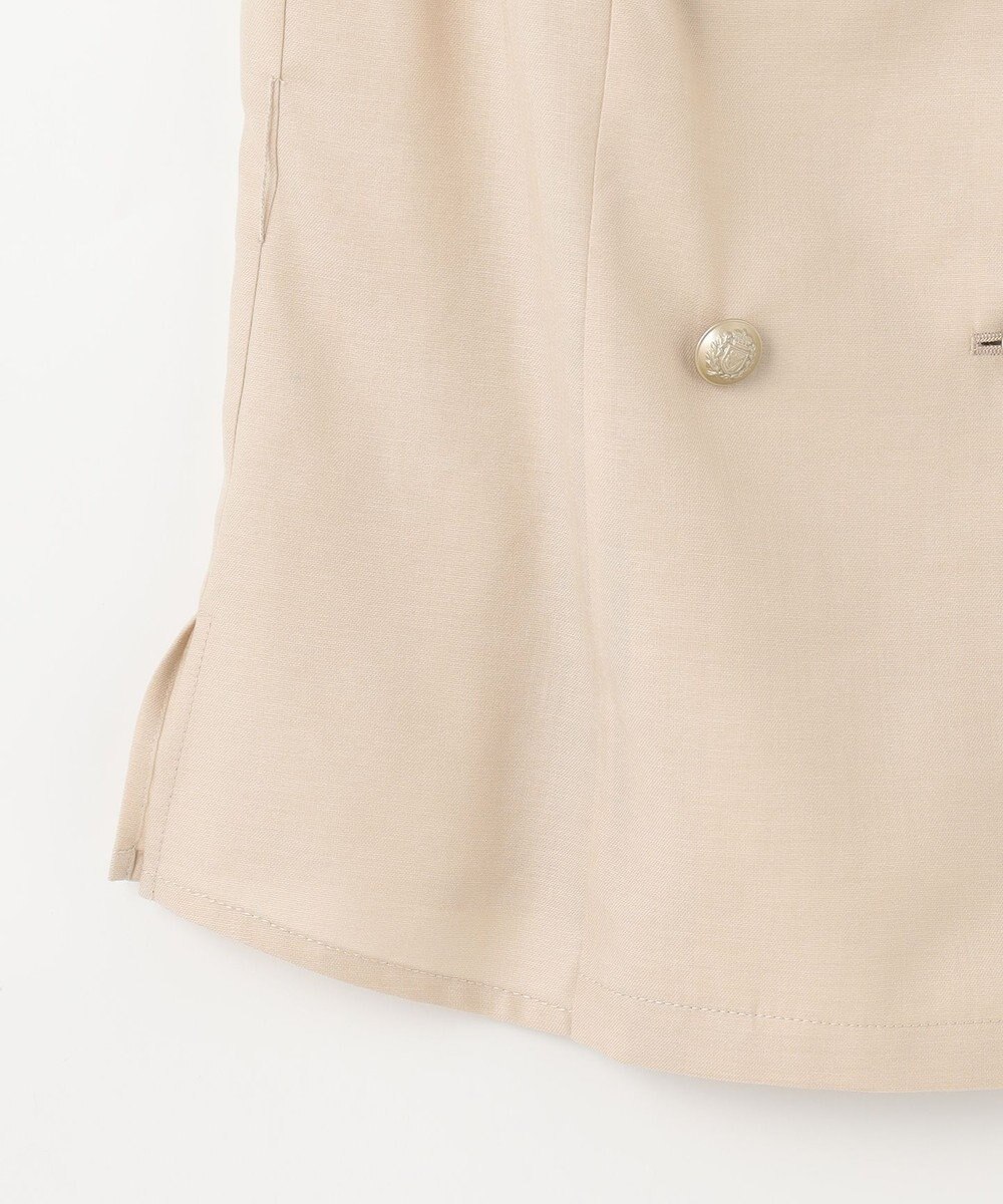 GRACE CONTINENTAL リネンタッチダブルブラウス 