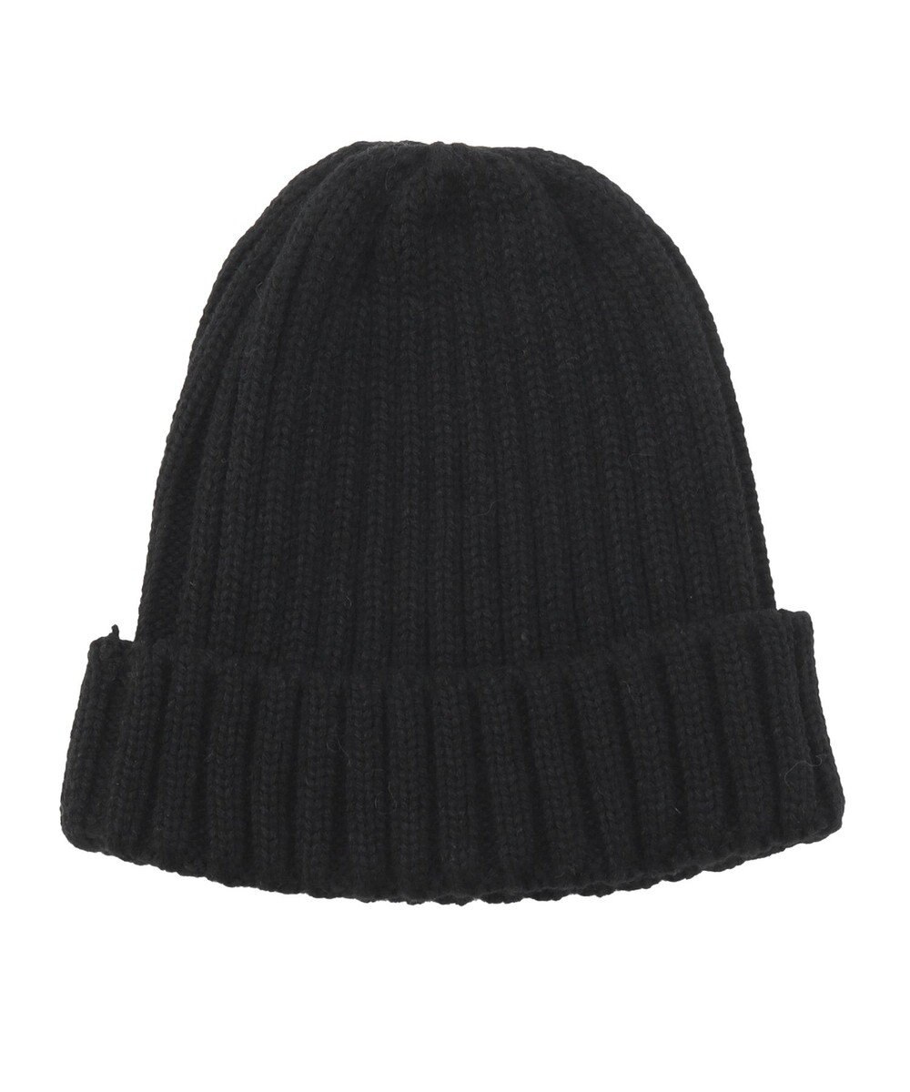 MOONBAT 【FUDGE11月号掲載】PAUL & JOE ACCESSOIRES ヌネット刺繍ワッペン付リブニット帽 