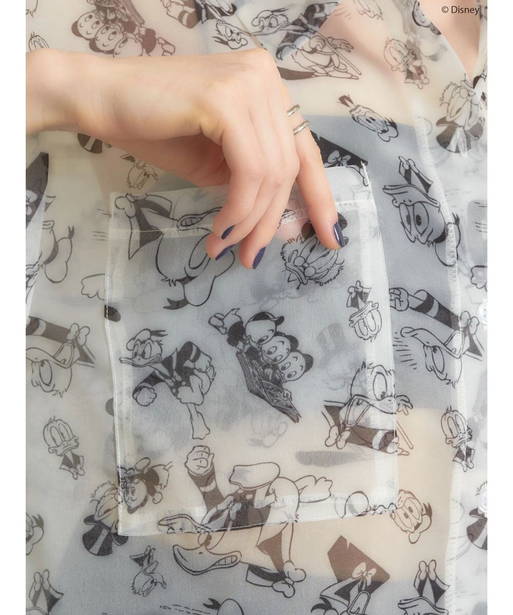 AMERICAN HOLIC 総柄シアーショート丈シャツ／Ｄｉｓｎｅｙ 